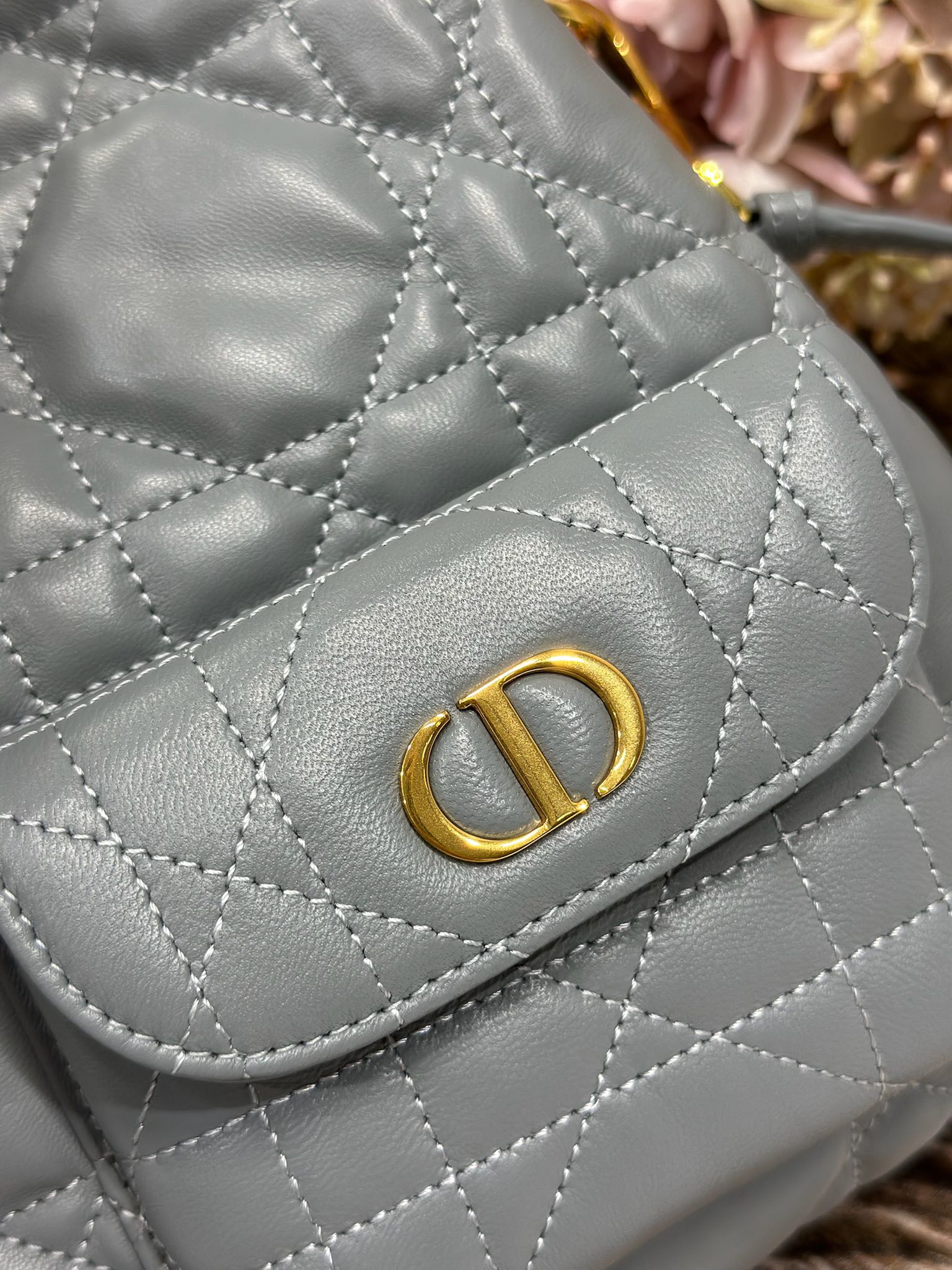 Small Dior Caro Bucket Bag