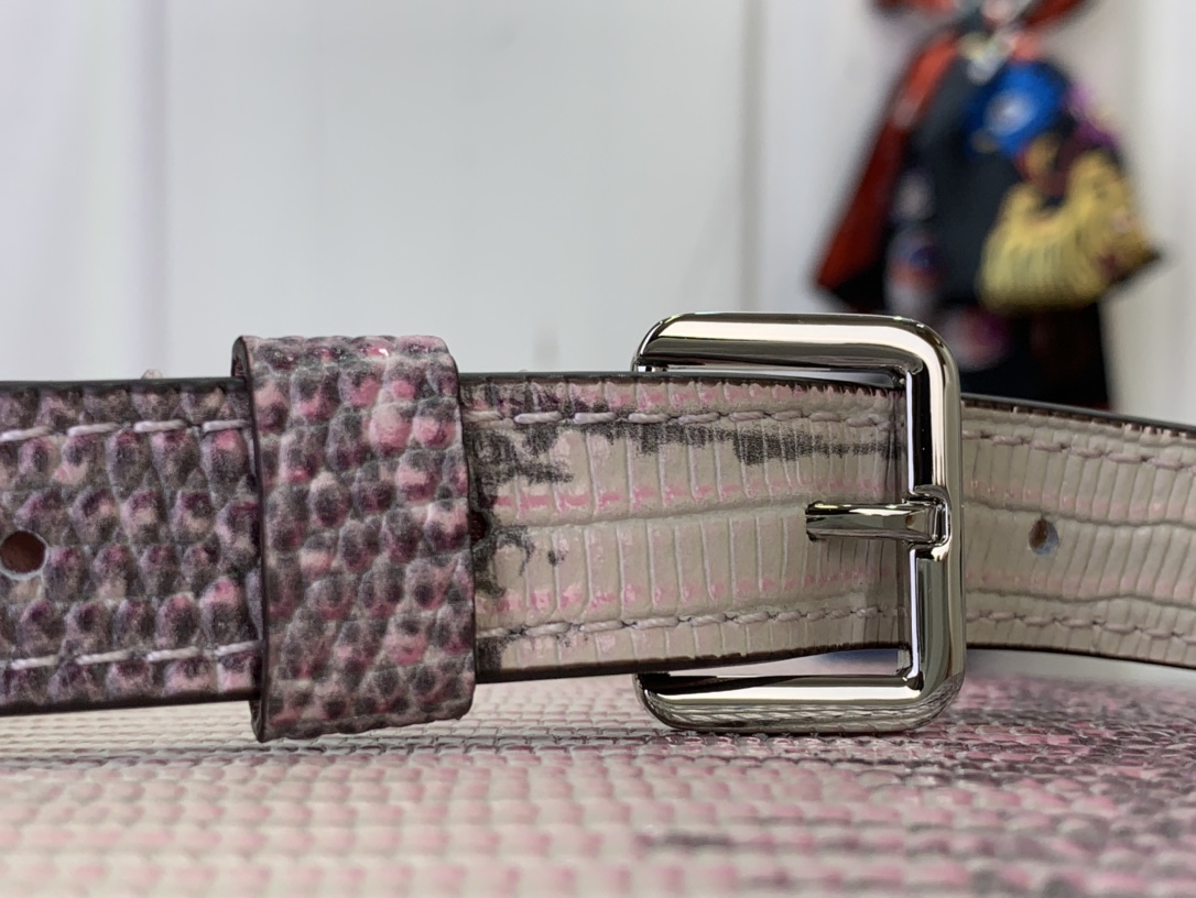 LV Capucines BB Lizard Print Handbag