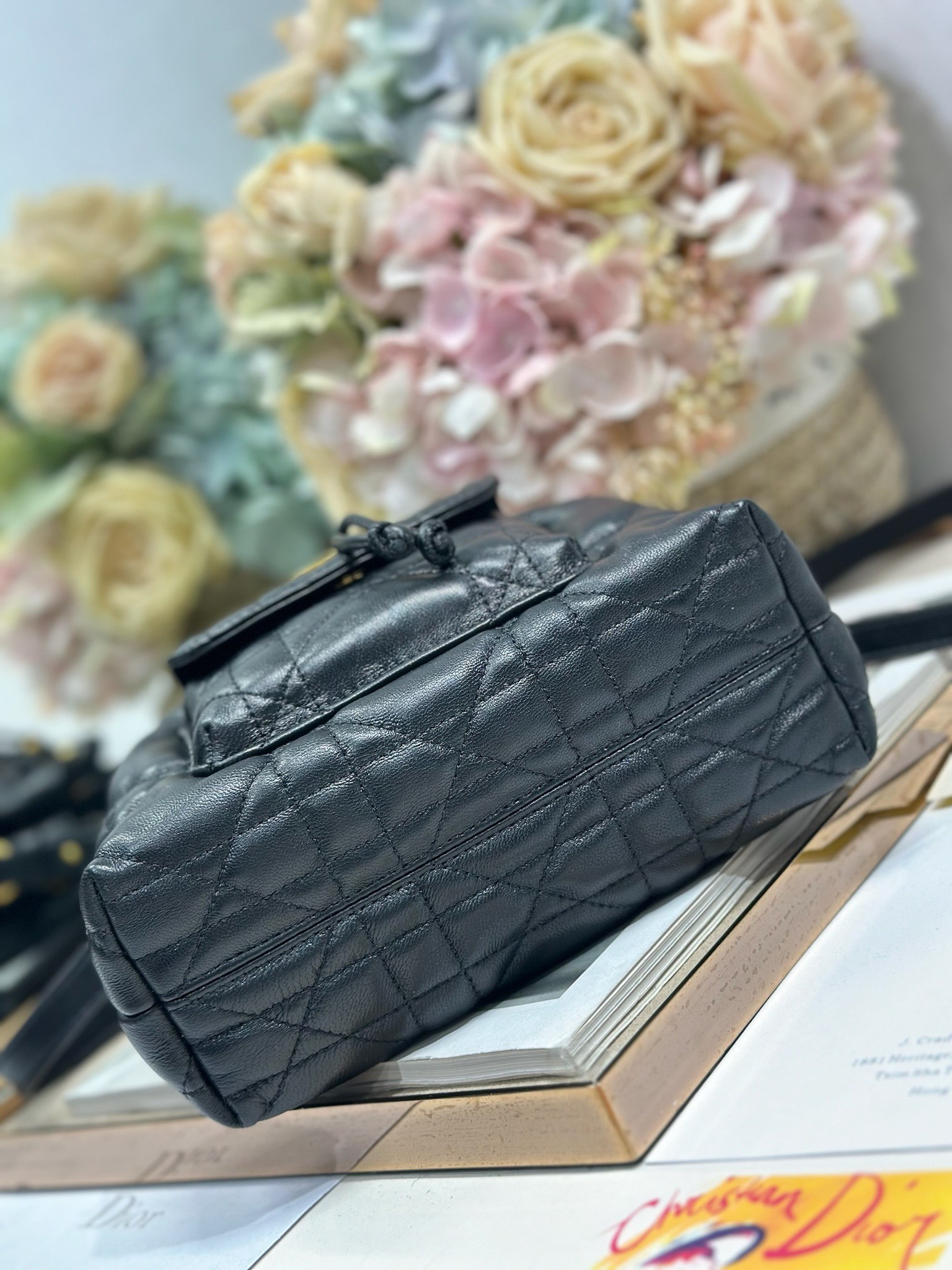 Small Dior Caro Bucket Bag