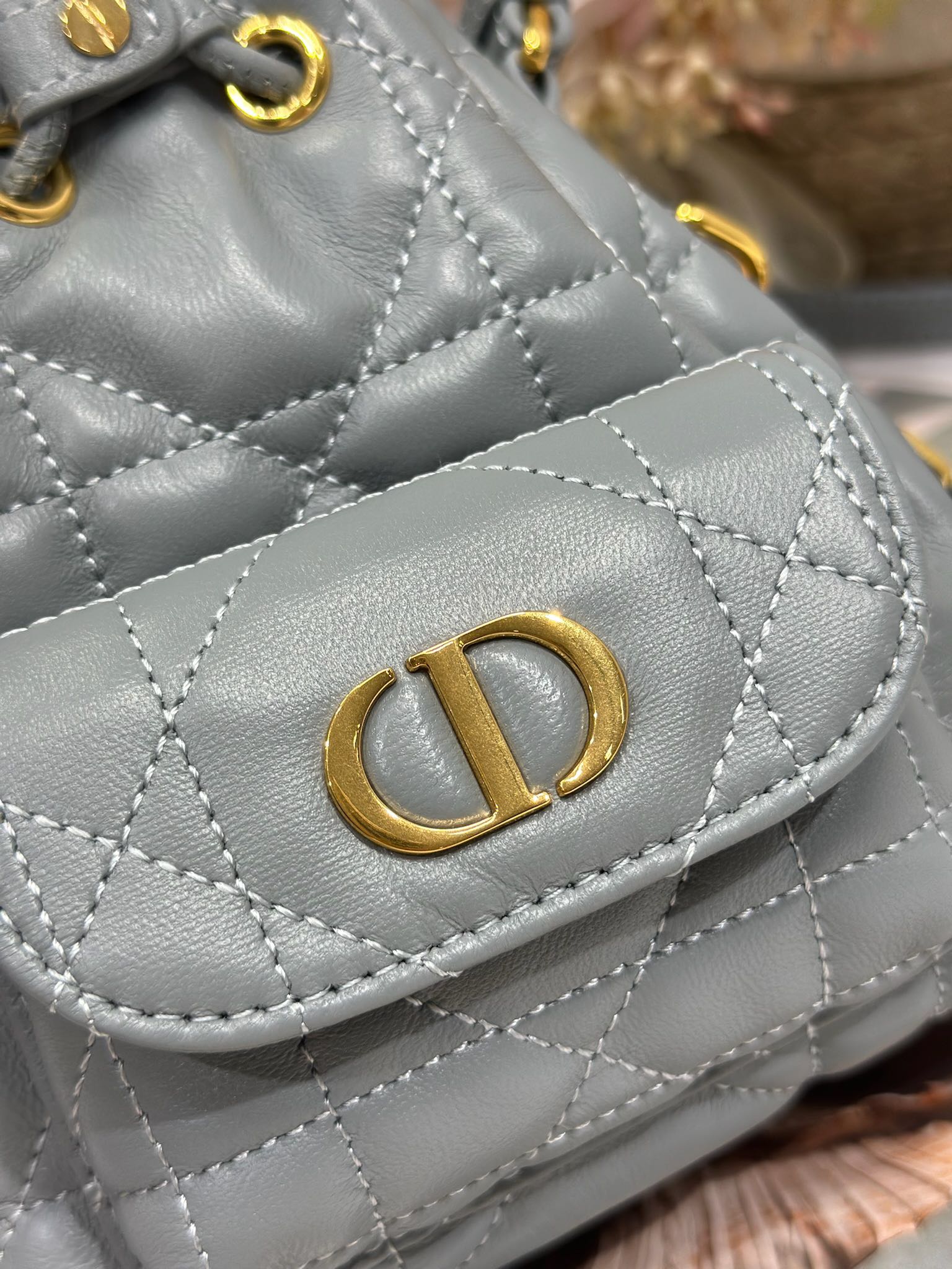 Mini Dior Caro Bucket Bag