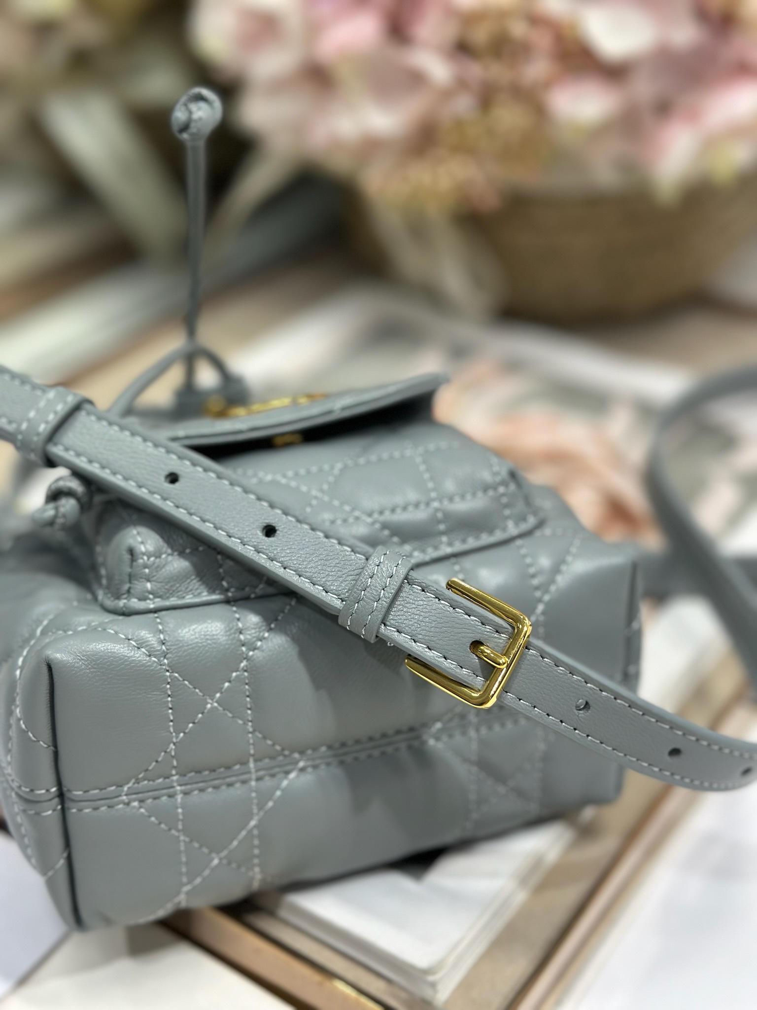 Mini Dior Caro Bucket Bag