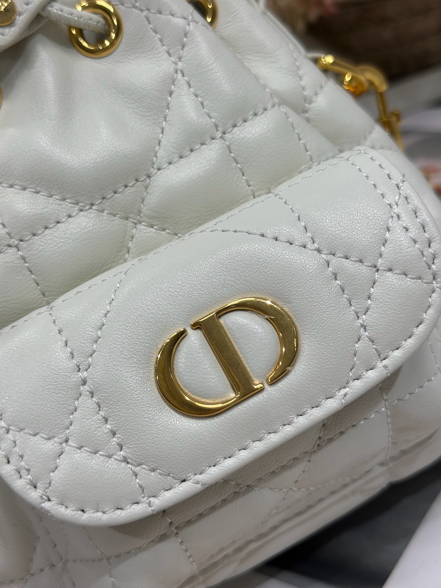 Mini Dior Caro Bucket Bag