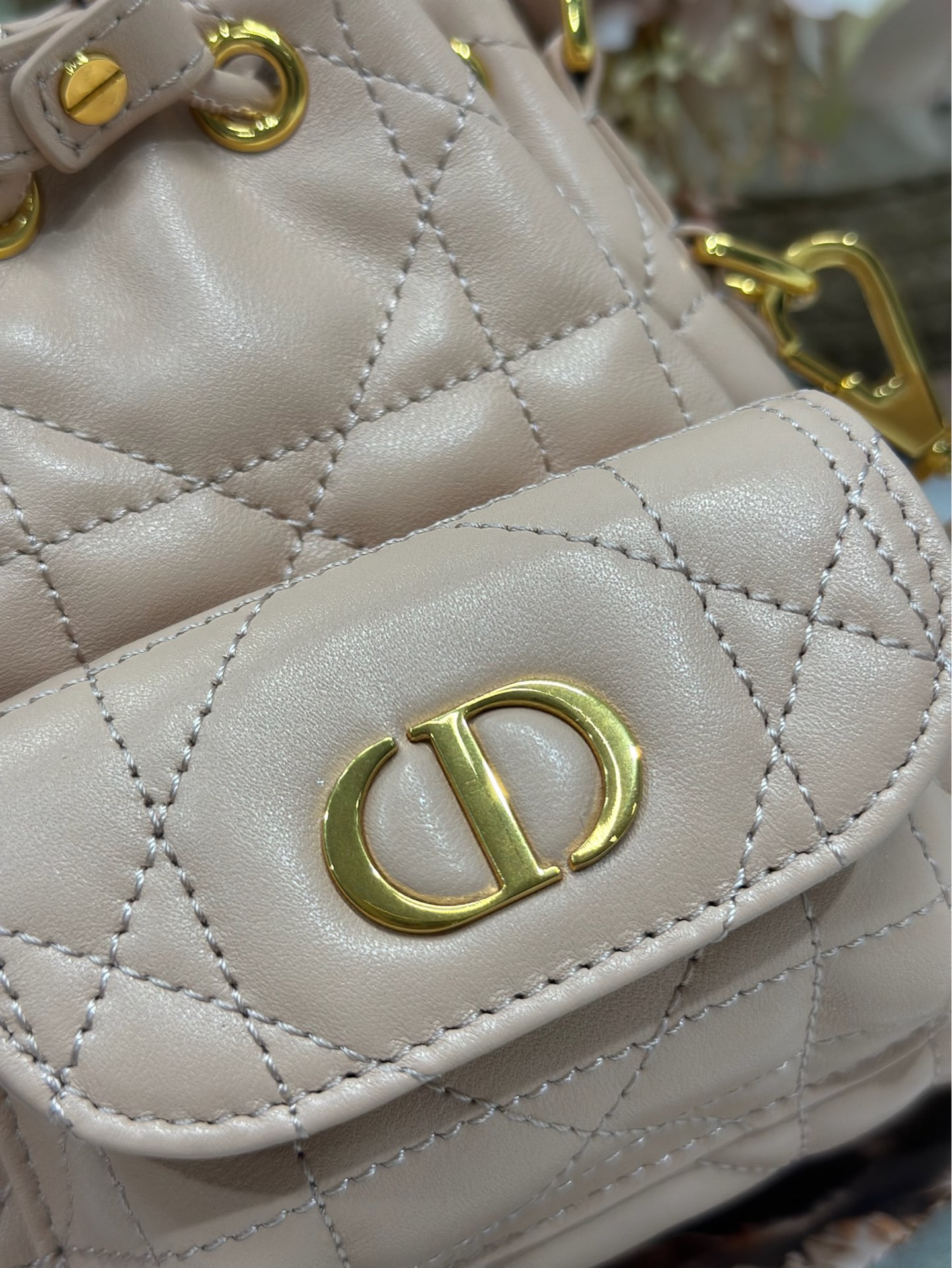 Mini Dior Caro Bucket Bag