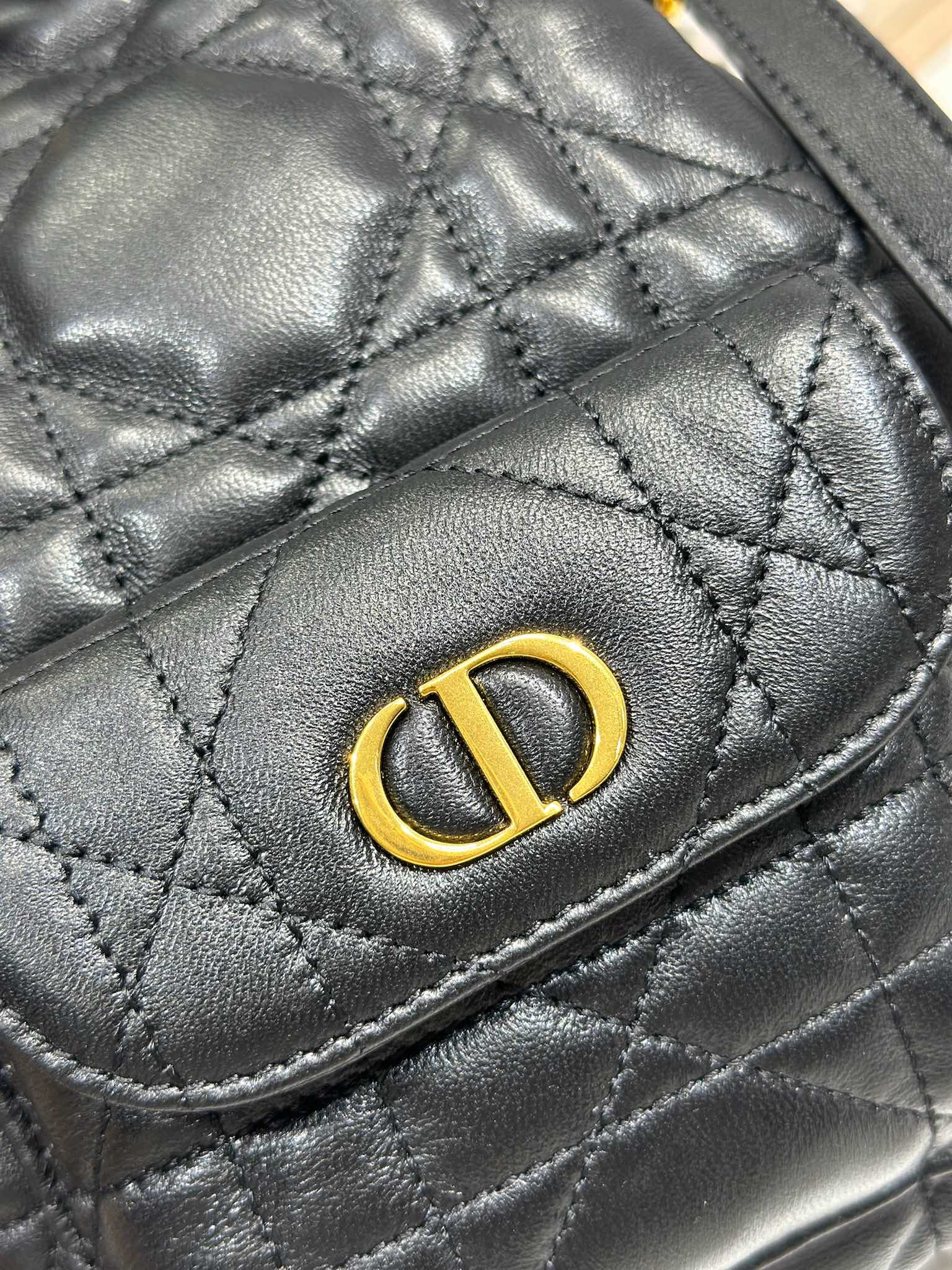 Mini Dior Caro Bucket Bag