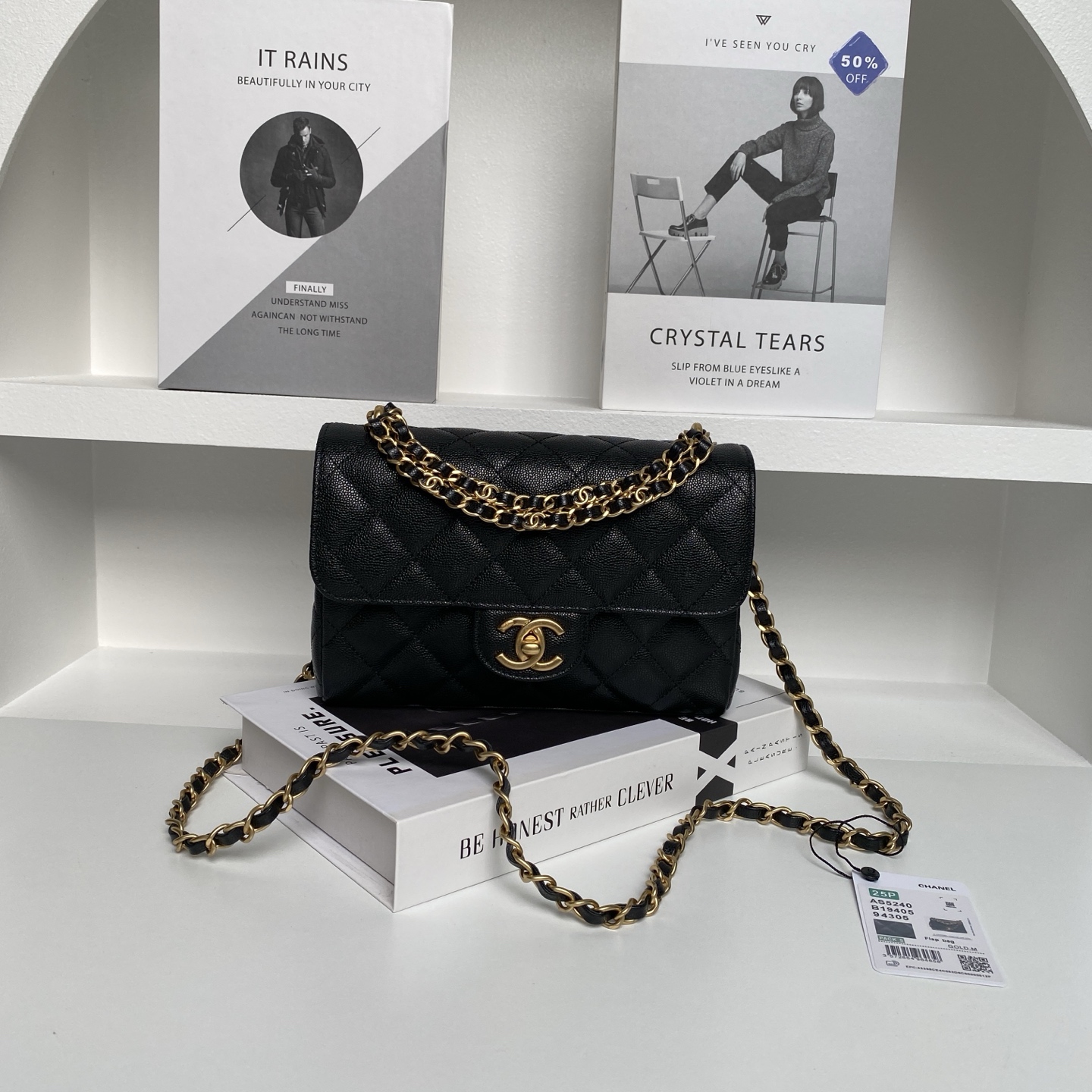 Chanel 1 25P Double Chain CF Series