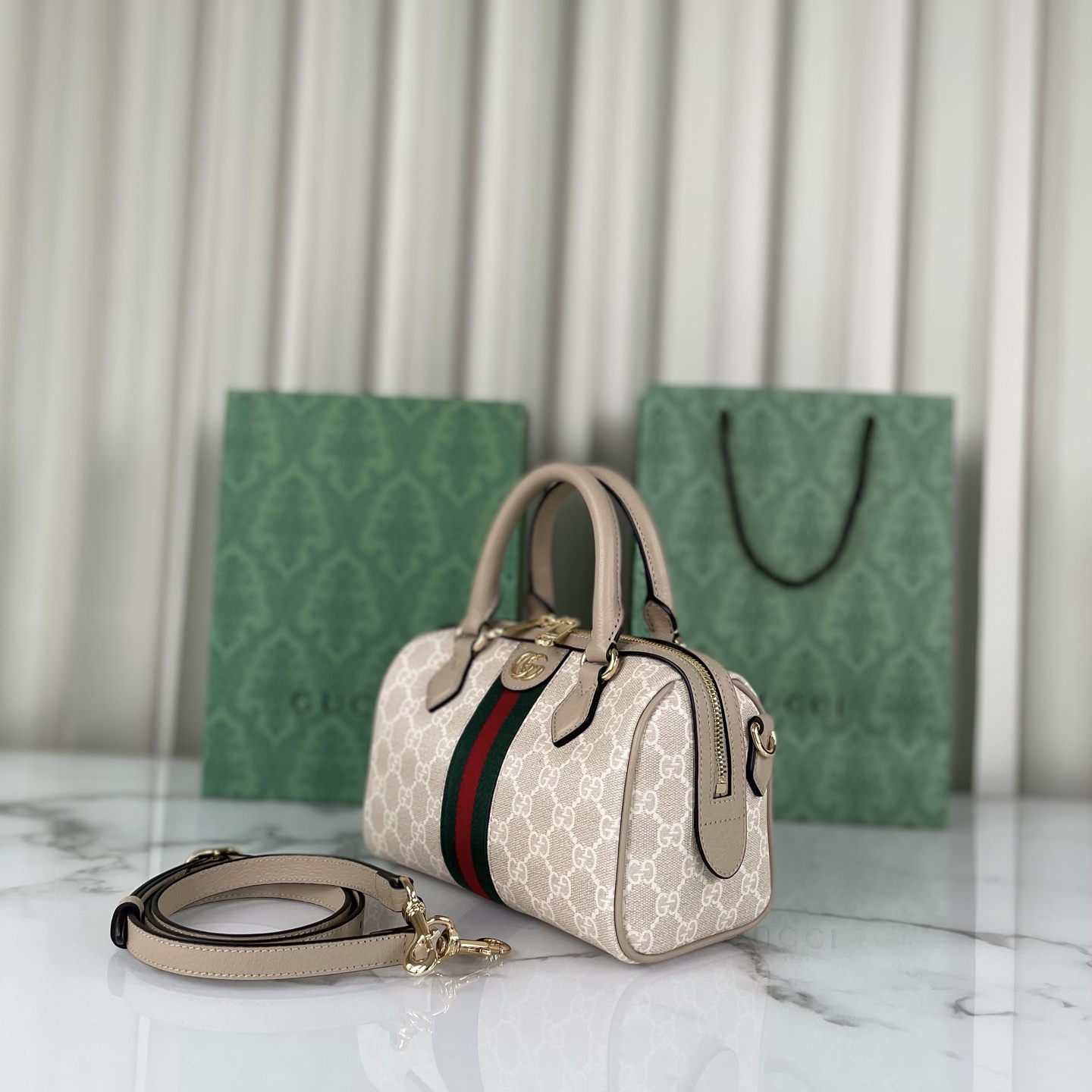 Gucci Ophidia Small Boston Bag