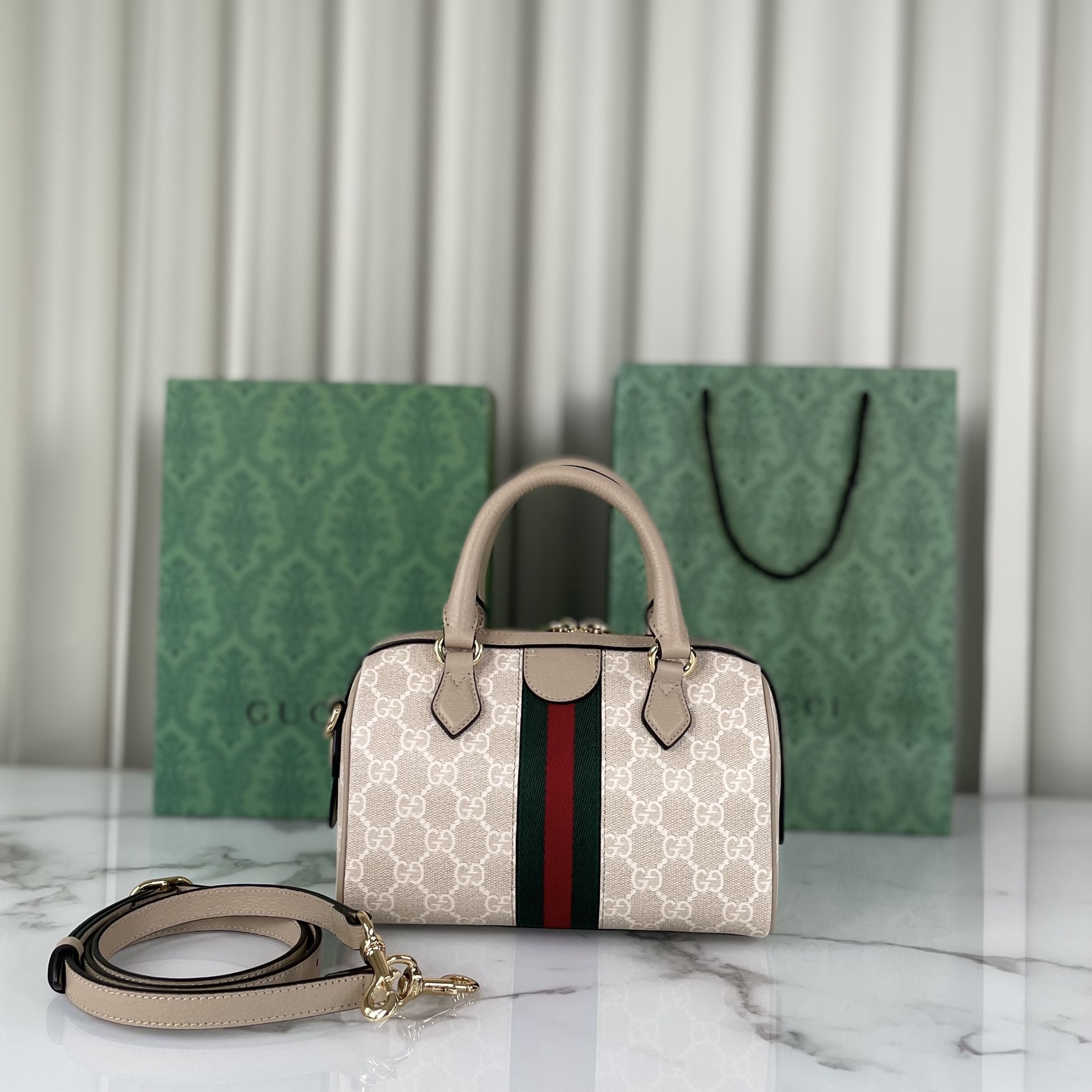 Gucci Ophidia Small Boston Bag