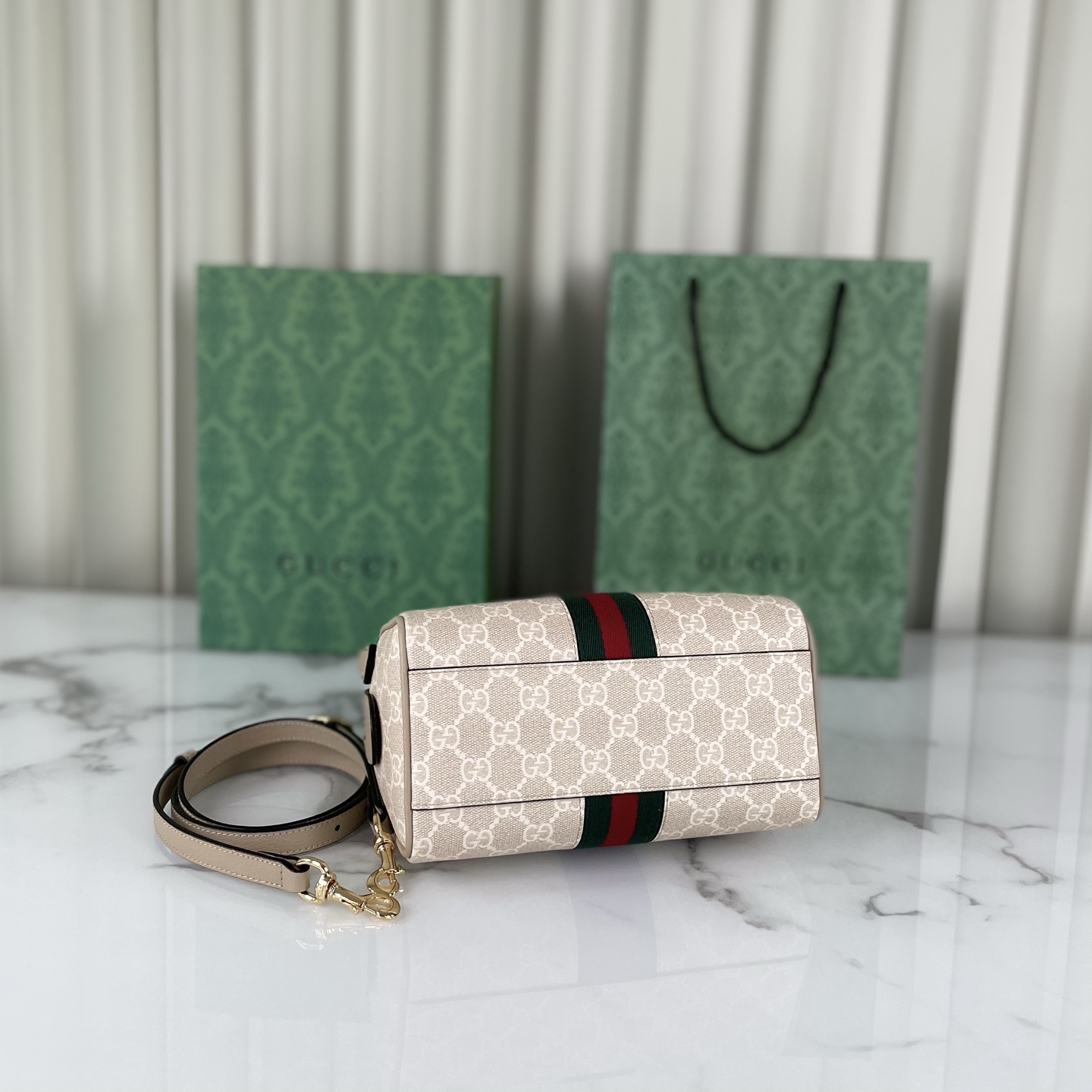 Gucci Ophidia Small Boston Bag